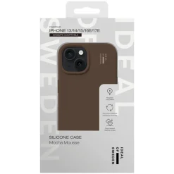 IDEAL OF SWEDEN Silicone MagSafe Case – mobilskal till iPhone 13, 14, 15, 16e och 17e Mocha Mousse