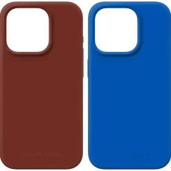 IDEAL OF SWEDEN Silikonskal för iPhone 15 Pro Dark Amber