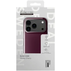 IDEAL OF SWEDEN Slim MagSafe Case – mobilskal till iPhone 17 Pro Glossy Cherry