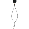 IDEAL OF SWEDEN Vegan Leather Phone Strap Svart
