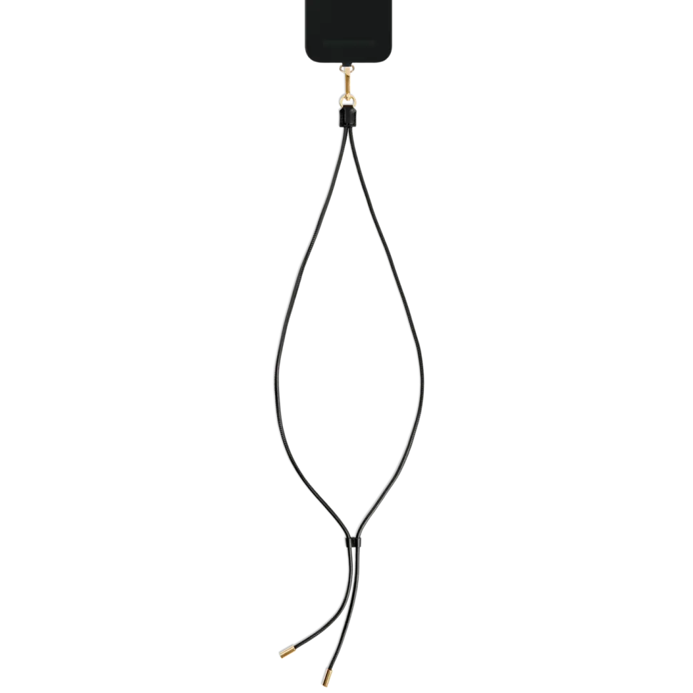 IDEAL OF SWEDEN Vegan Leather Phone Strap Svart