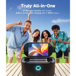 Ikarao Shell S1 Bärbar karaokemaskin med 10,1" HD-skärm