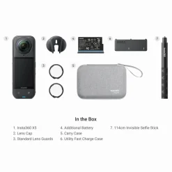 Insta360 X5 Essentials Bundle – actionkamera med 360°-video