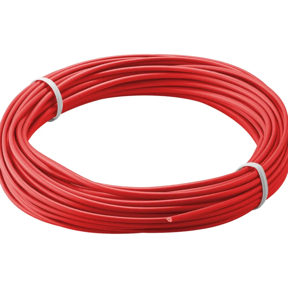 Isolerad kopplingstråd 0,14 mm² Röd