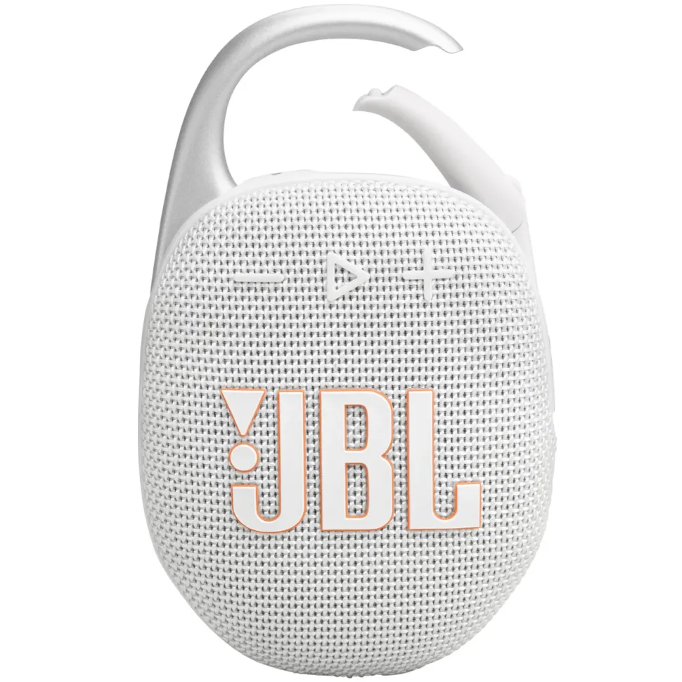 JBL Clip 5 Portabel Bluetooth-högtalare Vit