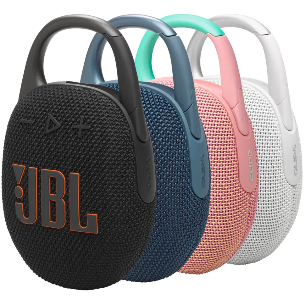 JBL Clip 5 Portabel Bluetooth-högtalare Vit