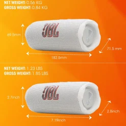 JBL Flip 7 Portabel trådlös högtalare Vit