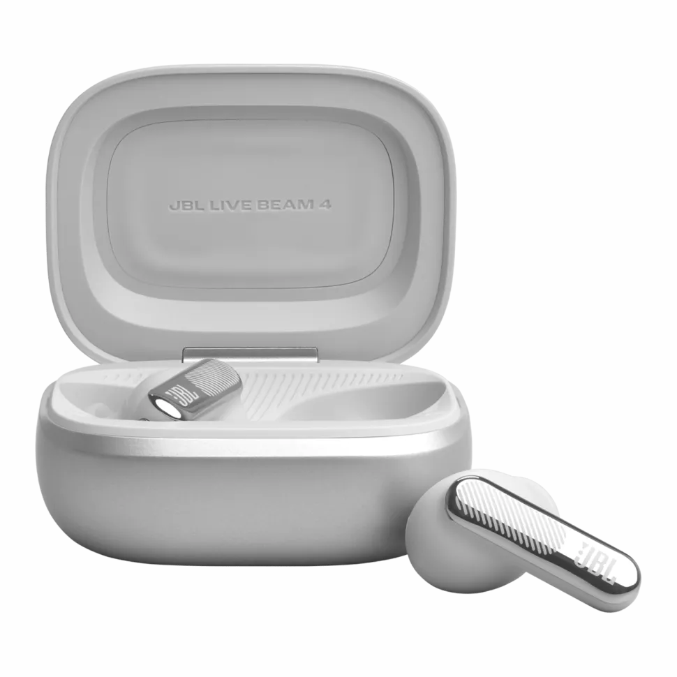 JBL Live Beam 4 trådlösa in-ear-hörlurar Silver