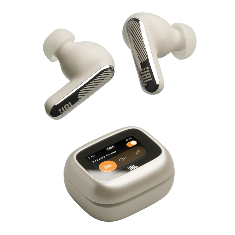 JBL Live Beam 4 trådlösa in-ear-hörlurar Champagne