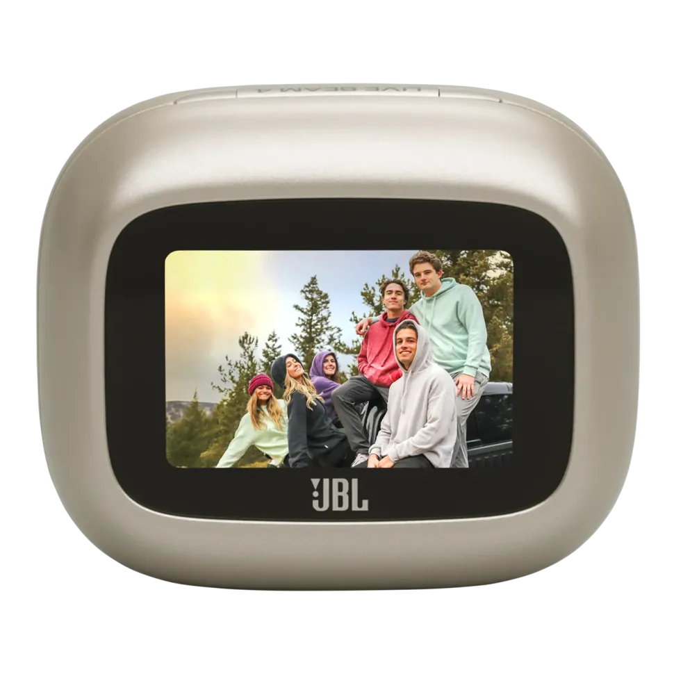 JBL Live Beam 4 trådlösa in-ear-hörlurar Champagne