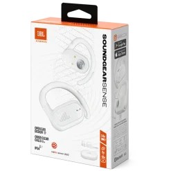 JBL Soundgear Sense trådlösa open-ear-hörlurar Vit