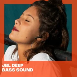 JBL Tune Beam Trådlösa hörlurar med aktiv brusreducering Vit