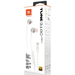 JBL Tune 310C Hörlurar med USB-C Vit