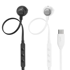 JBL Tune 305C USB-C-hörlurar med sladd Svart