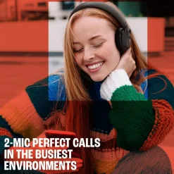 JBL Tune 680NC Trådlösa on-ear-hörlurar med aktiv brusreducering Svart