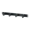 19"-kabelpanel Svart 1U