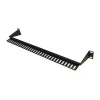 19"-kabelstöd Svart 1U