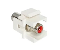 Keystone-modul RCA-kontakt Röd