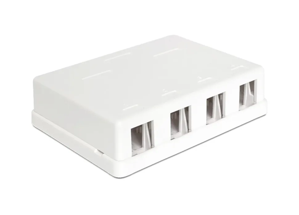 Keystone-uttagsbox 4 portar