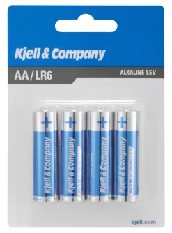 Kjell & Company AA-batterier (LR6) 4-pack