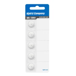 Kjell & Company Knappcellsbatteri SR54 (389) 5-pack