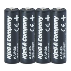 Kjell & Company Laddningsbara AA-batterier 2600 mAh 4-pack