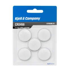 Kjell & Company Litiumbatteri CR2450 5-pack