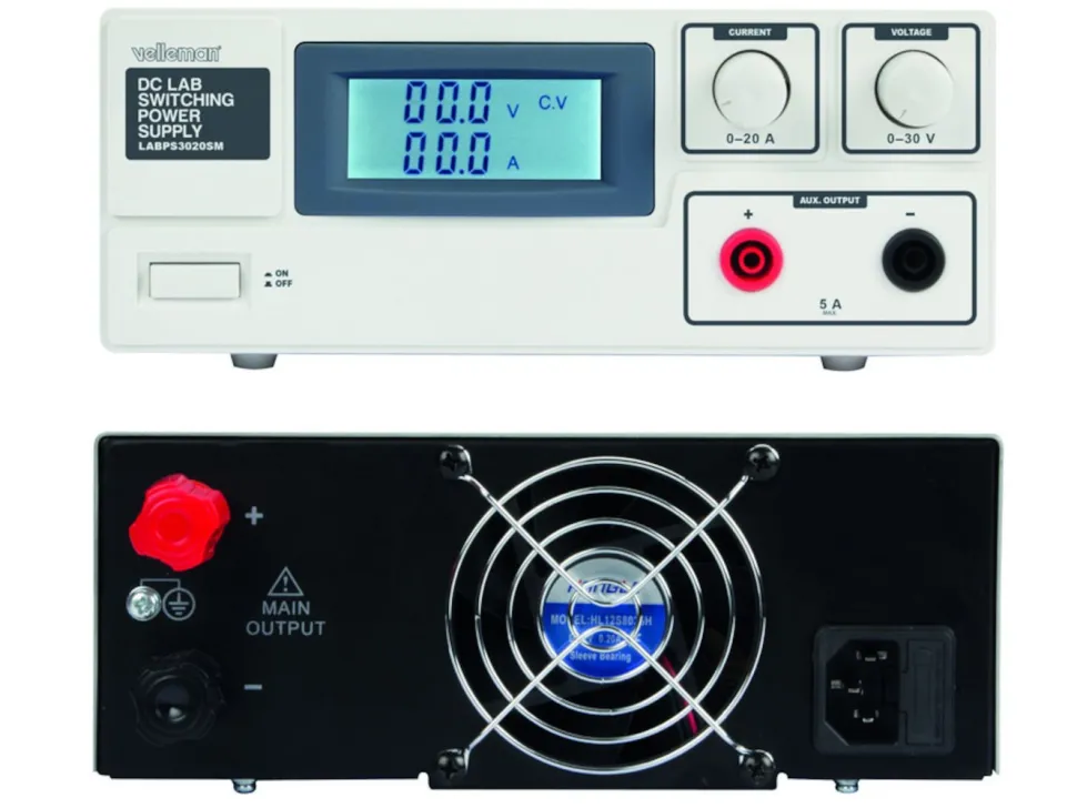 Labbaggregat 0-30 V (DC) 20 A