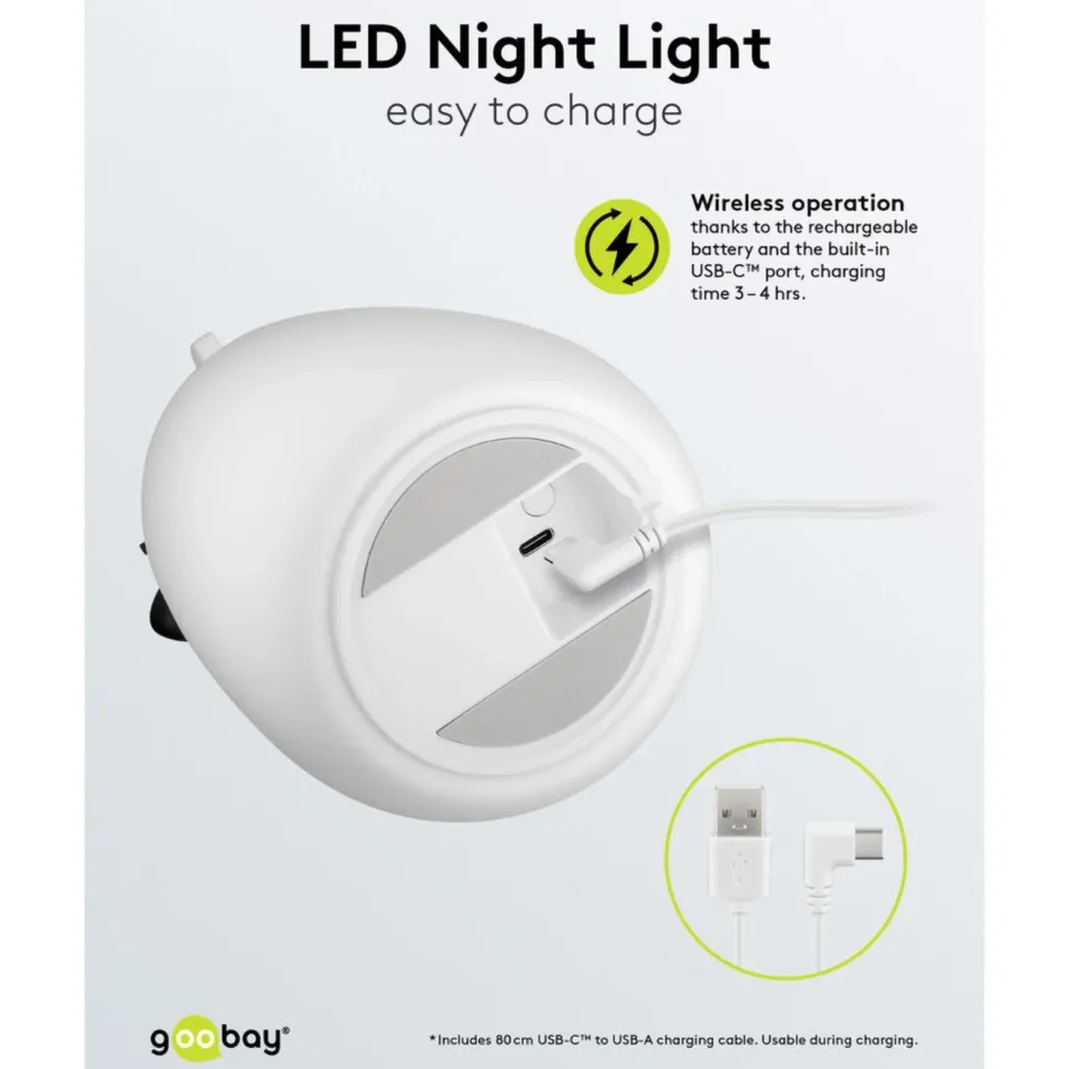 LED-nattlampa Isbjörn