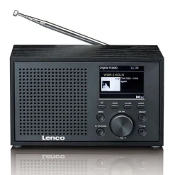 Lenco DAR-017BK DAB+ FM-radio med Bluetooth
