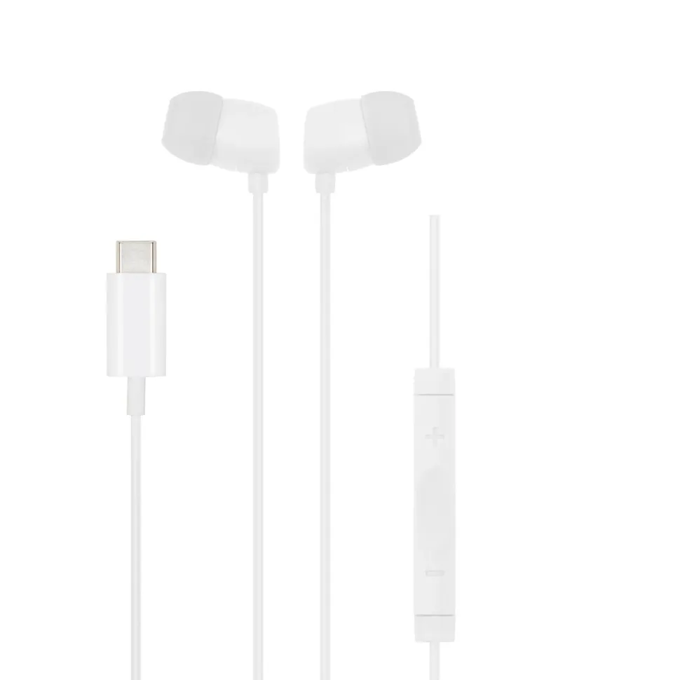 Linocell Bullets USB-C-Hörlurar Vit