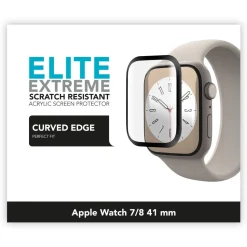 Linocell Elite Extreme Curved Skärmskydd för Apple Watch Series 7, 8 och 9 41 mm