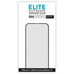 Linocell Elite Extreme Curved Skärmskydd för iPhone 16 och 15