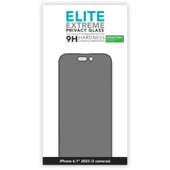 Linocell Elite Extreme Privacy Glass Skärmskydd för iPhone 15 Pro