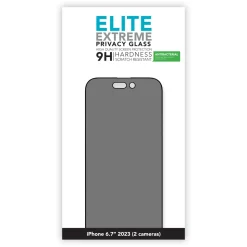 Linocell Elite Extreme Privacy Glass Skärmskydd för iPhone 15 Plus