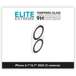 Linocell Elite Extreme Skydd för kameramodulen iPhone 16, 16 Plus och 17