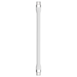 Linocell Flat USB-C-kabel 13 cm Vit