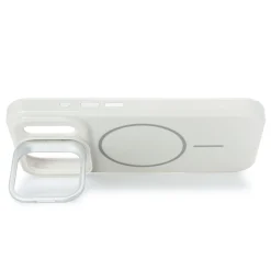 Linocell Flip Stand Case Mobilskal för iPhone 17 Pro Vit