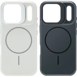 Linocell Flip Stand Case Mobilskal för iPhone 17 Pro Vit