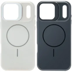 Linocell Flip Stand Case Mobilskal för iPhone 17 Pro Max Svart