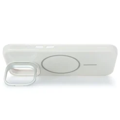 Linocell Flip Stand Case Mobilskal för iPhone 17 Vit