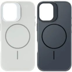 Linocell Flip Stand Case Mobilskal för iPhone 17 Vit