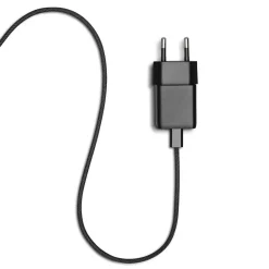 Linocell Flätad USB-C- till USB-C-kabel 60W Svart 1 m
