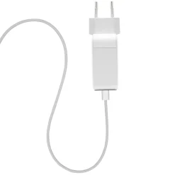 Linocell Flätad USB-C- till USB-C-kabel 240 W Vit 1m