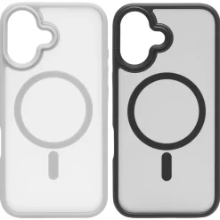 Linocell Hard Case Mobilskal för iPhone 16 Svart