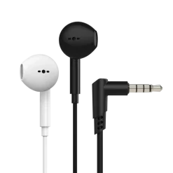 Linocell Hörlurar med mikrofon och 3,5 mm-kontakt Svart