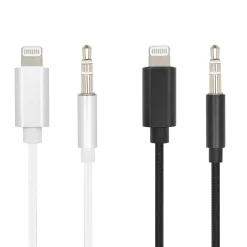 Linocell Lightning till 3,5 mm-kabel 1 m Vit