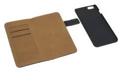 Linocell Magnetisk mobilplånbok för iPhone 6 Plus-serien Svart