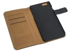 Linocell Magnetisk mobilplånbok för iPhone 6 Plus-serien Svart