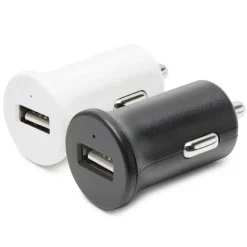 Linocell Mini USB-billaddare 2,4 A Svart